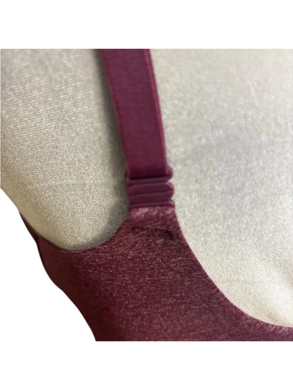 Victoria's Secret Burgundy Wine Padded Perfect Coverage underwire bra 34DD - Picture 8 of 13